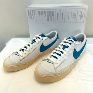 Nike By You Blazer Low ‘77 White/Blue Men’s Size 10.5 – Brand New w/ Box